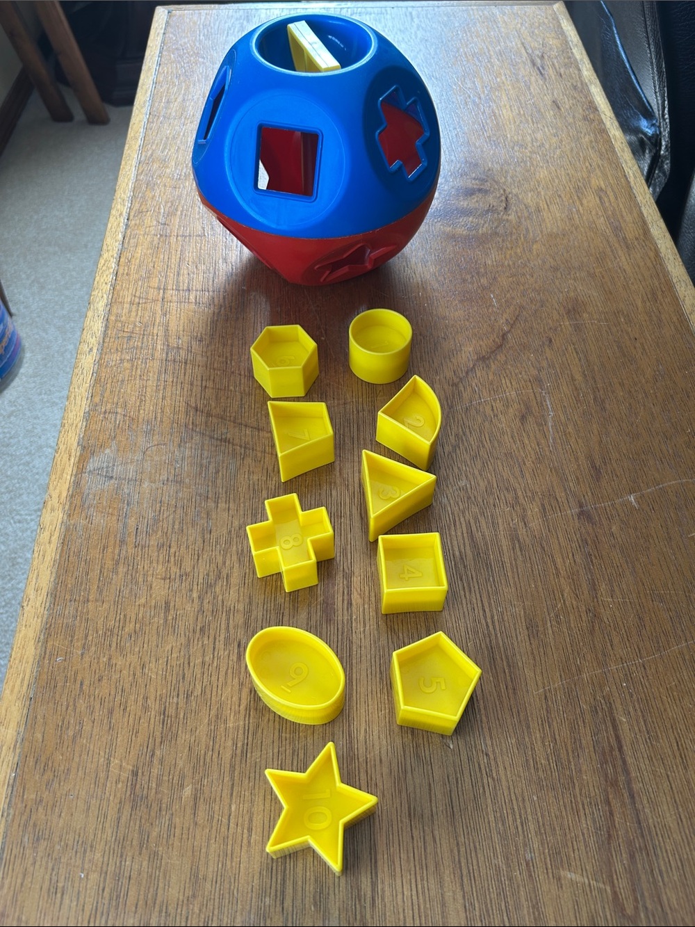 VTG Shape O-Toy Sorting Ball by Tupperware (complete set)